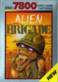 Alien Brigade Atari 7800 US box art
